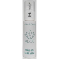 Alma de Canarias - Gel Puro Aloe Vera 99,7% 100ml Pumpflasche hergestellt auf Lanzarote - LAGERWARE