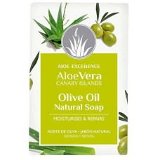 Aloe Excellence - Aloe Vera Glycerine Soap with Olive Oil Handseife 100g hergestellt auf Gran Canaria - LAGERWARE