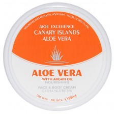 Aloe Excellence - Aloe Vera with Argan Oil Nourishing 50ml Dose hergestellt auf Gran Canaria - LAGERWARE