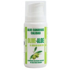 Aloe Canarias Calidad - Olive-Aloe Aloe Vera con Aceite de Oliva Gesichtscreme Spenderflasche 100ml hergestellt auf Teneriffa - LAGERWARE Reichshof