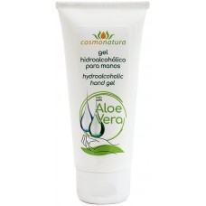 Cosmonatura - Gel Higienizante De Manos Natural 80% Aloe Vera Hände-Desinfektionsgel 100ml Tube hergestellt auf Teneriffa - LAGERWARE
