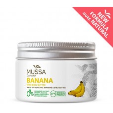 Mussa Canaria - Manteca Crema Mini Body Butter Banana Cacao Karité Ecologico Bio Creme 70ml Dose hergestellt auf Teneriffa - LAGERWARE