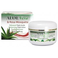 Riu Aloe Vera - Aloe Vera & Rosa Mosqueta Aloe-Hagebutten-Feuchtigkeitscreme 200ml Dose hergestellt auf Gran Canaria - LAGERWARE