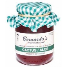 Bernardo's Mermeladas - Cactus Aloe Vera Feigenkonfitüre mit 20% Aloe Vera 65g hergestellt auf Lanzarote - LAGERWARE