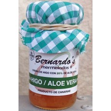 Bernardo's Mermeladas - Higo Aloe Vera Feigenkonfitüre mit 20% Aloe Vera 65g hergestellt auf Lanzarote - LAGERWARE