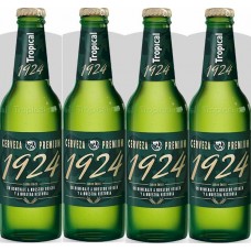 Tropical - 1924 Cerveza Premium Bier 6,4% Vol. 4x 330ml Glasflasche hergestellt auf Gran Canaria - LAGERWARE