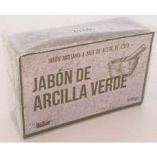 Valsabor - Jabon Artesanal de Arcilla Verde Seife Grüne Tonerde 100g hergestellt auf Gran Canaria - LAGERWARE