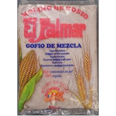 El Palmar - Gofio de Mezcla Trigo y Millo Weizen- & Mais-Mehl geröstet 1kg hergestellt auf Teneriffa - LAGERWARE