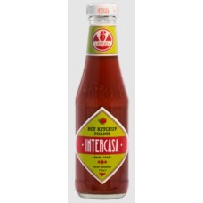 Intercasa - Hot Ketchup Picante Flasche 320g hergestellt auf Gran Canaria - LAGERWARE