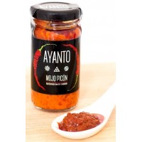 Ayanto - Mojo Rojo Picon Salsa 90ml Glas hergestellt auf La Palma - LAGERWARE