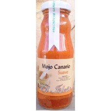 El Isleno - Mojo Canario Rojo Suave Flasche 185g hergestellt auf Gran Canaria - LAGERWARE