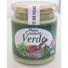 Hacendado - Mojo Canario Verde Glas 200g von Guachinerfe hergestellt auf Teneriffa - LAGERWARE