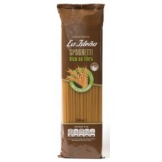 La Isleña - Spaghetti Integral Rico en fibra Vollkorn-Nudeln 500g hergestellt auf Gran Canaria - LAGERWARE