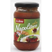 La Isleña - Napolitana Salsa Napoli-Tomatensauce Glas 260g hergestellt auf Gran Canaria - LAGERWARE