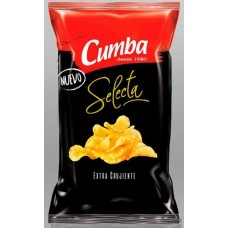 Cumba - Selecta Chips Extra Crujiente Papas Fritas Kartoffelchips 120g hergestellt auf Gran Canaria - LAGERWARE