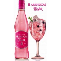 Arehucas - Fresier Ron Blanco Fresa Rum Erdbeergeschmack 37,5% Vol. 700ml hergestellt auf Gran Canaria - LAGERWARE