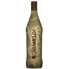 Arehucas - Licor Ron Caramelo Karamell-Likör auf Rumbasis 24% Vol. 700ml hergestellt auf Gran Canaria - LAGERWARE