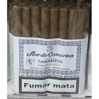Flor de Canarias - Canaritos Tamano Petitos 25 Zigarillos hergestellt auf Teneriffa - LAGERWARE
