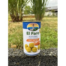 El Faro - grüne Oliven gefüllt mit Lachs, 350g - LAGERWARE