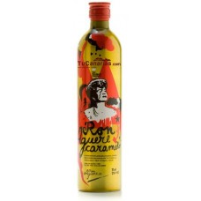 Aguere - Licor de Ron Caramelo Rum-Karamelllikör Alu-Flasche 22% Vol. 700ml hergestellt auf Teneriffa - LAGERWARE