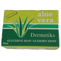 Dermetiks - Jabon glicerina Aloe Vera Seife 100g hergestellt auf Gran Canaria - LAGERWARE