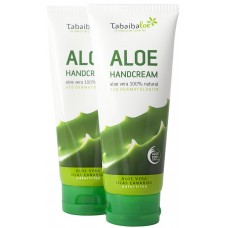 Tabaibaloe - Crema de Manos Aloe Vera Handcreme Standtube 2x 100ml Pack Set hergestellt auf Teneriffa - LAGERWARE