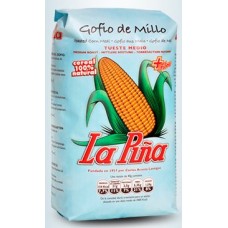 Gofio La Piña - Gofio de Millo Tueste Medio Maismehl geröstet 500g hergestellt auf Gran Canaria - LAGERWARE