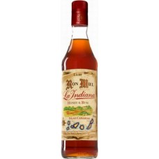 Ron La Indiana - Ron Miel Honey & Rum Honigrum Licor Islas Canarias 20% Vol. 1l hergestellt auf Gran Canaria - LAGERWARE