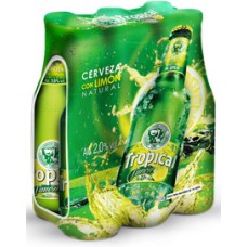 Tropical - Limon Cerveza Bier Radler 2,0% Vol. 6x 250ml Glasflasche hergestellt auf Gran Canaria - LAGERWARE